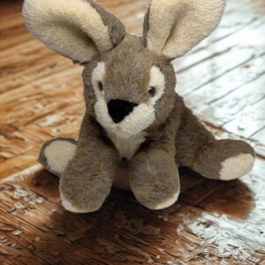Aurora World "Floopsie" realistic brown and white plush bunny